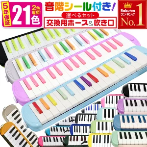 カラフルな鍵盤ハーモニカ
